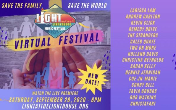Light at the Lighthouse Music Festival Goes Virtual Sept 26