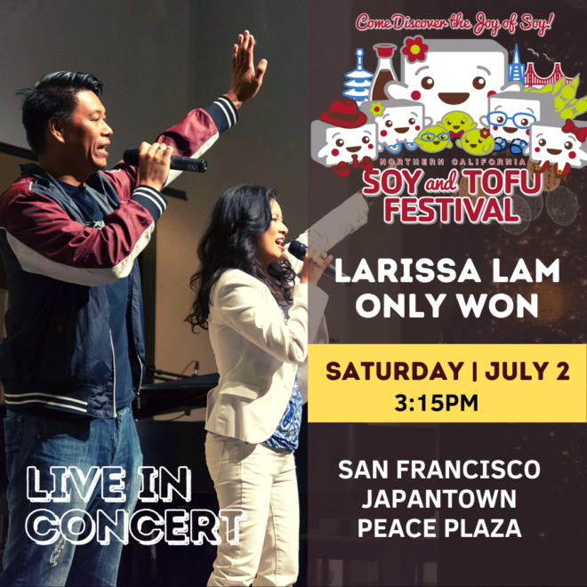 Larissa Lam Performing at Soy & Tofu Festival